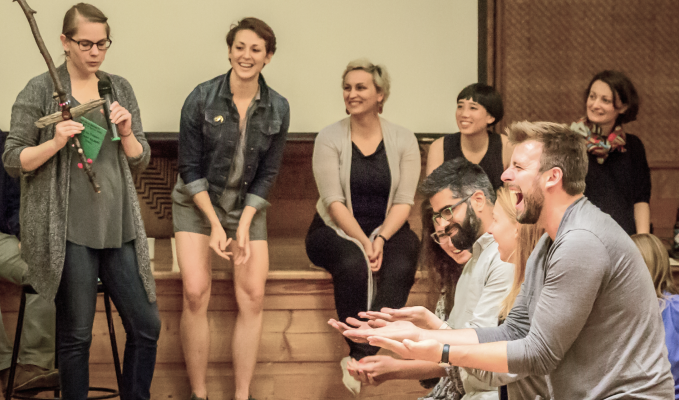 Impact Hub members, social innovation event