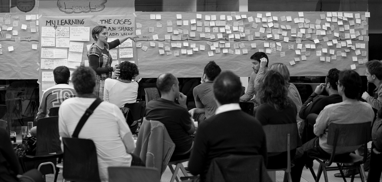Gabriela Gandel at Impact Hub's first Global Gathering at Impact Hub Madrid